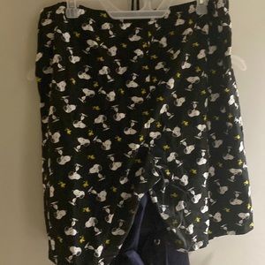 Black cotton biker shorts peanut inspired worn once